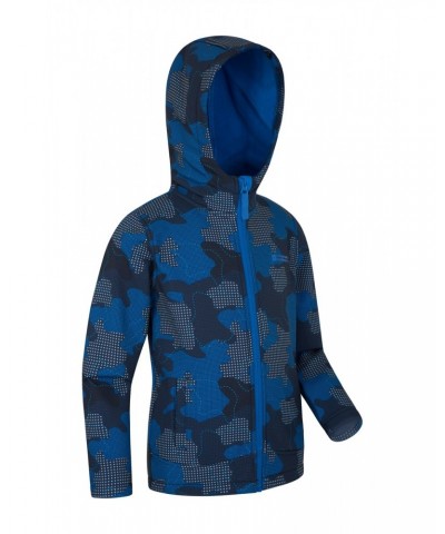 Exodus Kids Printed Water Resistant Softshell Two Tone Blue $14.78 Jackets