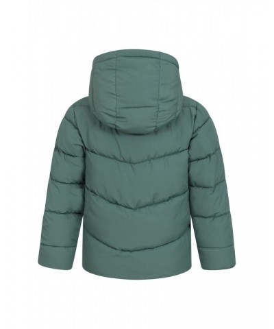 Link Sherpa Lined Kids Insulated Jacket Khaki $23.32 Jackets