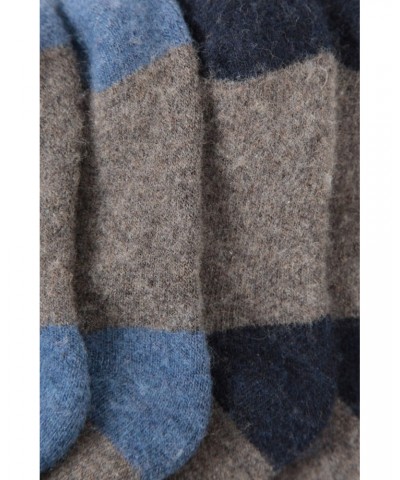 Kids Merino Wool Mid-Calf Socks Blue $14.24 Accessories