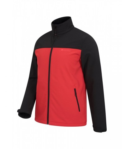 Vertex Mens Water Resistant Softshell Jacket Active Red $21.92 Jackets