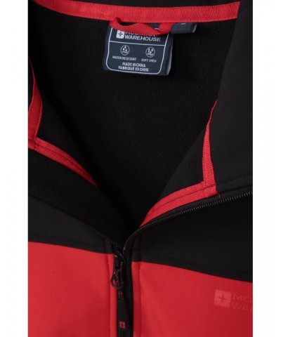 Vertex Mens Water Resistant Softshell Jacket Active Red $21.92 Jackets