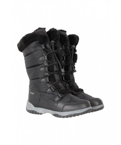 Snowflake Extreme Womens Adaptive Long Snow Boots Black $30.80 Footwear