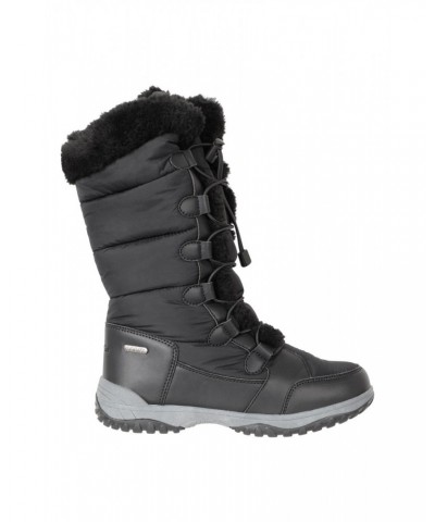 Snowflake Extreme Womens Adaptive Long Snow Boots Black $30.80 Footwear