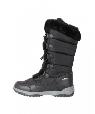 Snowflake Extreme Womens Adaptive Long Snow Boots Black $30.80 Footwear