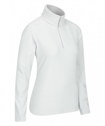 Camber Womens Half-Zip Fleece Light Grey $12.99 Fleece