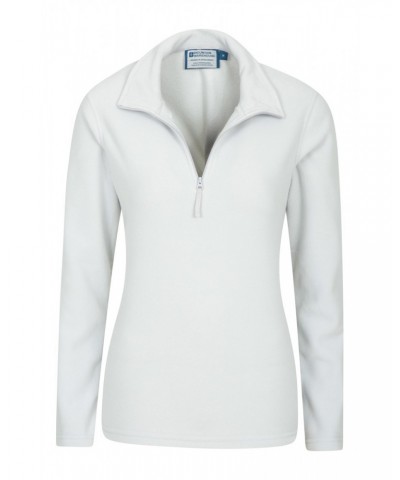 Camber Womens Half-Zip Fleece Light Grey $12.99 Fleece