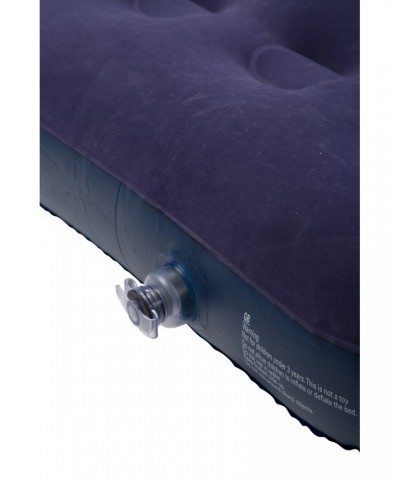 Single Flocked Air Bed Navy $13.86 Sleeping Bags