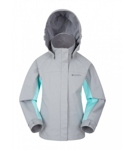 Shelly II Kids Waterproof Jacket Light Grey $19.80 Jackets