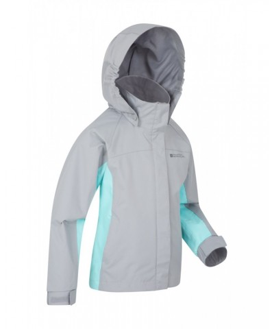 Shelly II Kids Waterproof Jacket Light Grey $19.80 Jackets