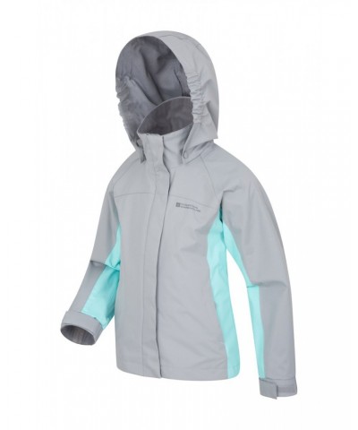 Shelly II Kids Waterproof Jacket Light Grey $19.80 Jackets