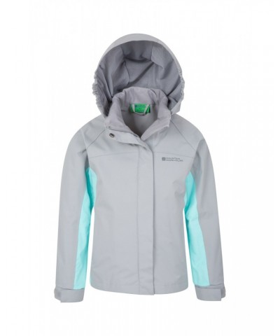 Shelly II Kids Waterproof Jacket Light Grey $19.80 Jackets