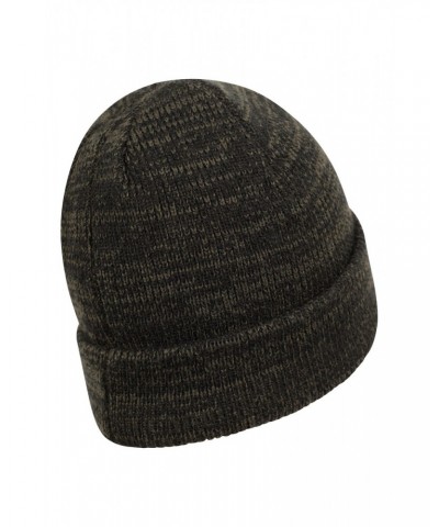 Mens Twist Beanie Khaki $12.74 Accessories