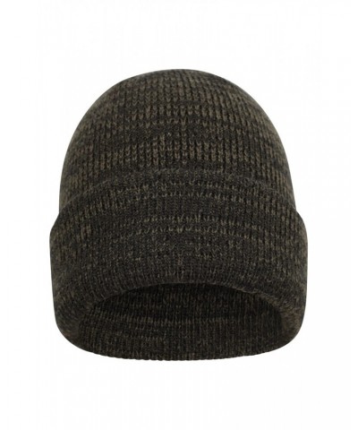 Mens Twist Beanie Khaki $12.74 Accessories