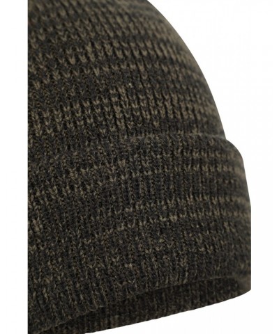 Mens Twist Beanie Khaki $12.74 Accessories