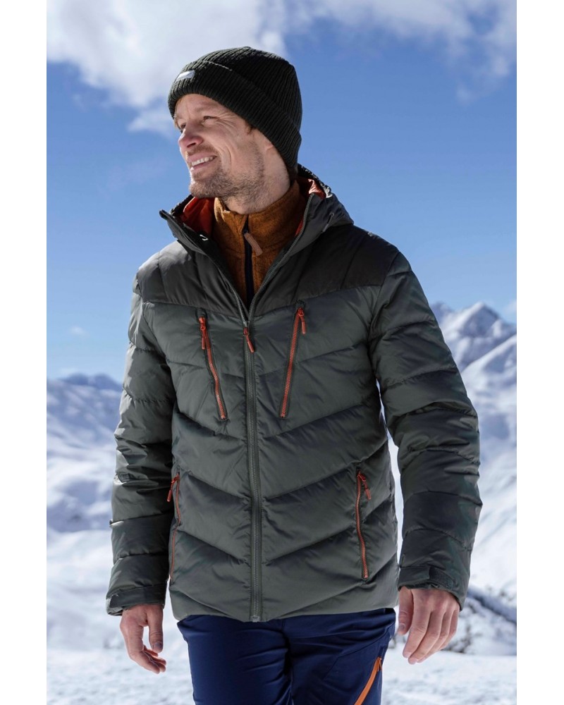 Barrier Extreme Mens Down Jacket Khaki $50.00 Jackets