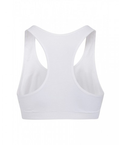 Womens Anti-chafe Seamless Bra White $12.99 Tops