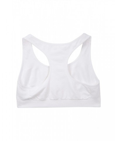 Womens Anti-chafe Seamless Bra White $12.99 Tops