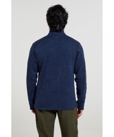 Idris II Mens Half-Zip Fleece Navy $21.50 Fleece