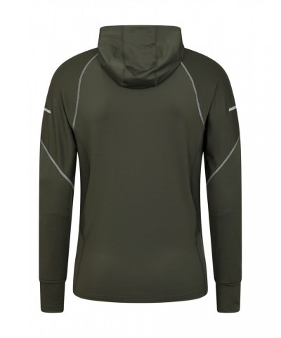 Control II Mens Running Hoodie Khaki $20.51 Active