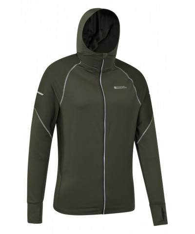 Control II Mens Running Hoodie Khaki $20.51 Active