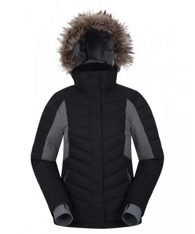 Powder Women Insulated Ski Jacket Black $49.39 Jackets