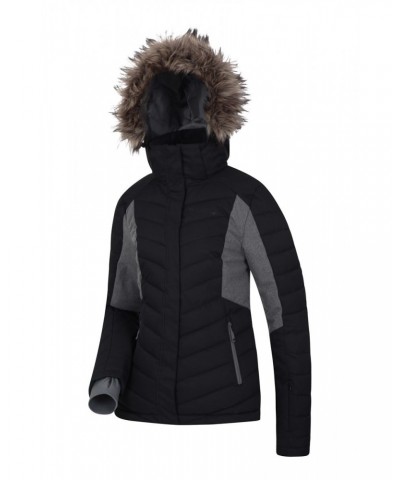 Powder Women Insulated Ski Jacket Black $49.39 Jackets