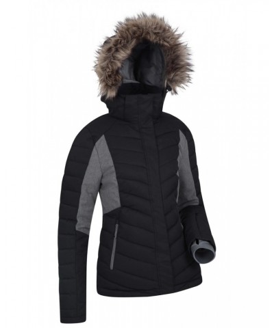 Powder Women Insulated Ski Jacket Black $49.39 Jackets