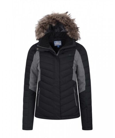 Powder Women Insulated Ski Jacket Black $49.39 Jackets