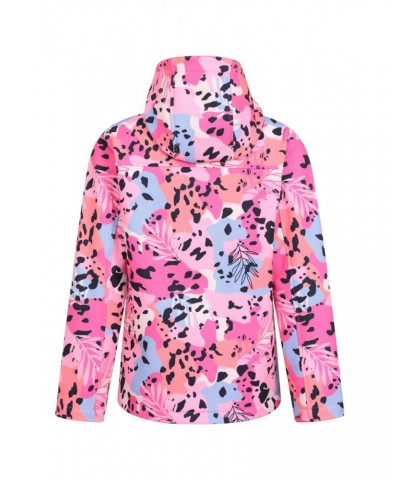 Exodus II Kids Printed Water-resistant Softshell Unboxed Pink $19.46 Jackets