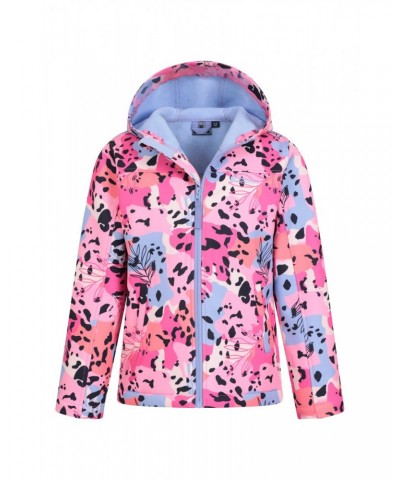 Exodus II Kids Printed Water-resistant Softshell Unboxed Pink $19.46 Jackets