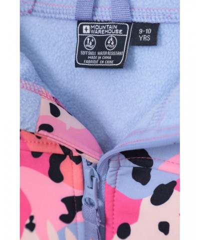 Exodus II Kids Printed Water-resistant Softshell Unboxed Pink $19.46 Jackets