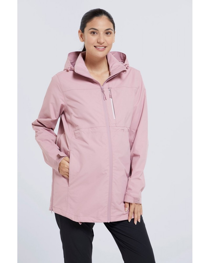 Rainforest Extreme Womens Waterproof Maternity Jacket Light Pink $33.15 Jackets