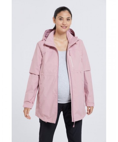 Rainforest Extreme Womens Waterproof Maternity Jacket Light Pink $33.15 Jackets