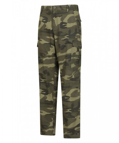 Lakeside Camo Mens Cargo Pants - Short Length Khaki $18.13 Pants