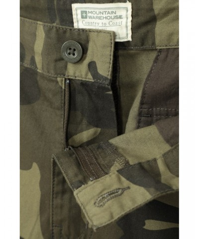 Lakeside Camo Mens Cargo Pants - Short Length Khaki $18.13 Pants