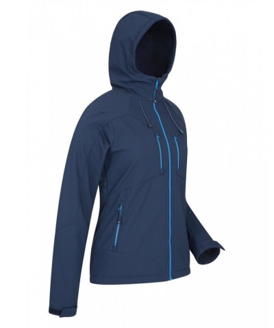 Helsinki Womens Recycled Softshell Jacket Navy $23.65 Active