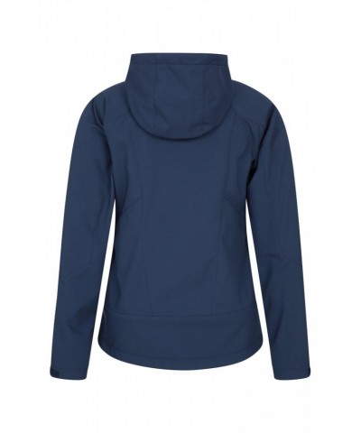 Helsinki Womens Recycled Softshell Jacket Navy $23.65 Active