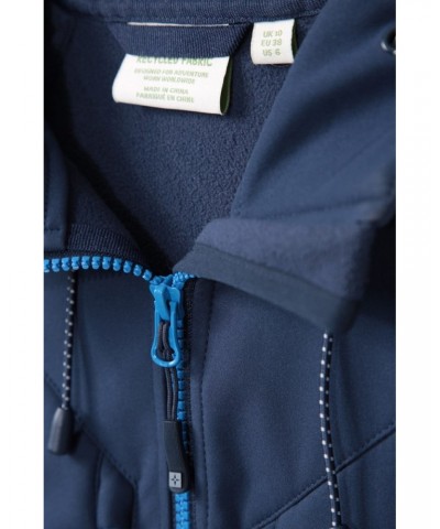 Helsinki Womens Recycled Softshell Jacket Navy $23.65 Active