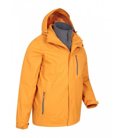 Bracken Extreme 3 in 1 Mens Waterproof Jacket Mustard $55.50 Jackets