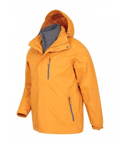 Bracken Extreme 3 in 1 Mens Waterproof Jacket Mustard $55.50 Jackets