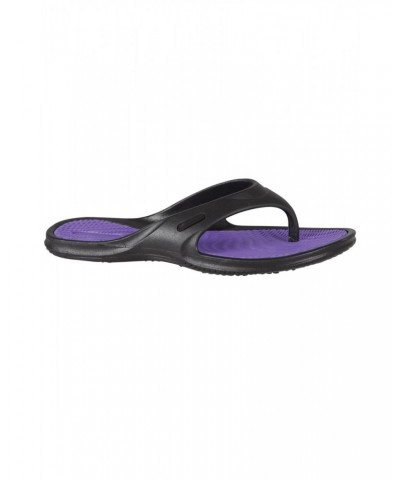 Street Womens Flip Flops Black $11.39 Footwear