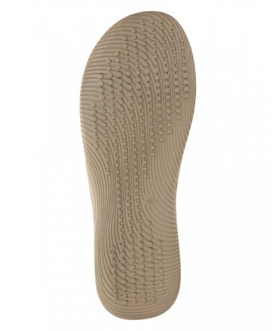 Street Womens Flip Flops Beige $10.79 Footwear