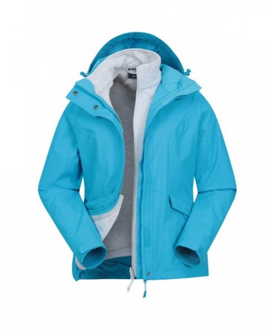 Thunderstorm 3-in-1 Womens Jacket Turquoise $39.20 Jackets