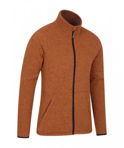 Idris II Mens Full-Zip Fleece Jacket Mustard $19.37 Fleece