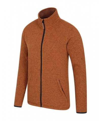 Idris II Mens Full-Zip Fleece Jacket Mustard $19.37 Fleece