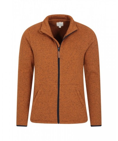 Idris II Mens Full-Zip Fleece Jacket Mustard $19.37 Fleece