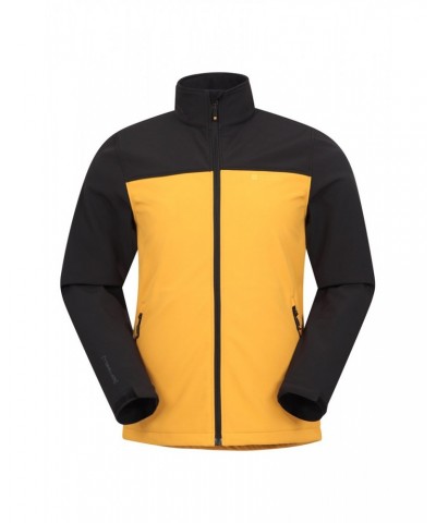 Vertex Mens Water Resistant Softshell Jacket Bright Yellow $20.21 Jackets