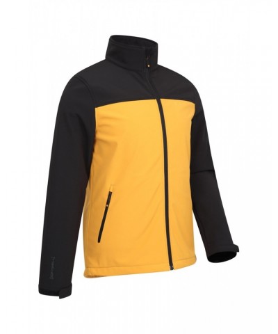 Vertex Mens Water Resistant Softshell Jacket Bright Yellow $20.21 Jackets