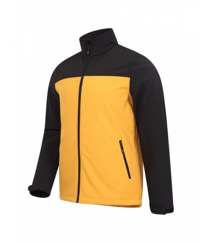 Vertex Mens Water Resistant Softshell Jacket Bright Yellow $20.21 Jackets