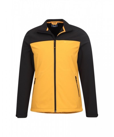 Vertex Mens Water Resistant Softshell Jacket Bright Yellow $20.21 Jackets